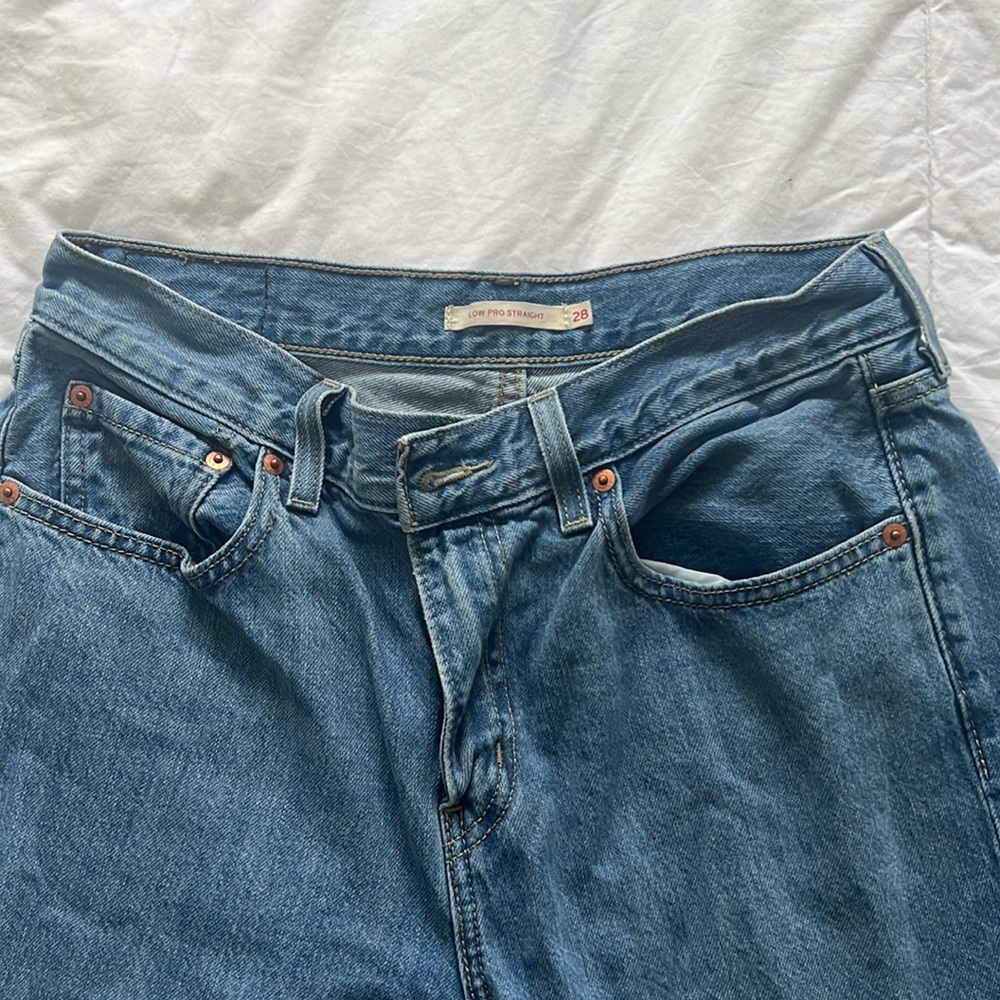 Gently used Levi’s Low Pro Straight Size 28